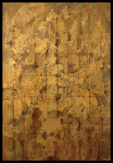 Tanya Bonello-Convergence-120x120cm-2017
