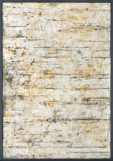 Tanya Bonello, Openbook no2 600x415mm, gypsum, silver leaf and oil on board, 2014