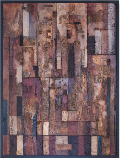 Tanya Bonello, Epyllion, 1000x1000mm, gypsum and oil on board, 2013