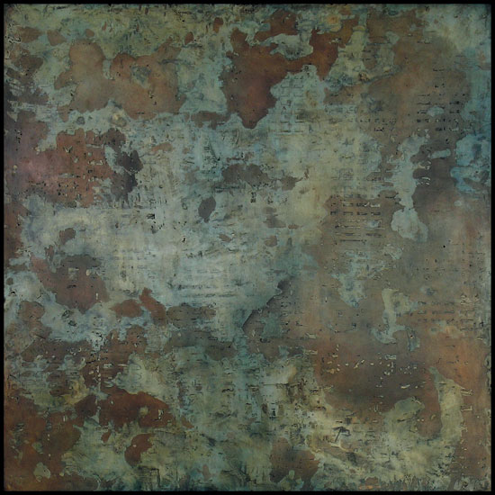 Tanya Bonello, Epyllion, 1000x1000mm, gypsum and oil on board, 2013