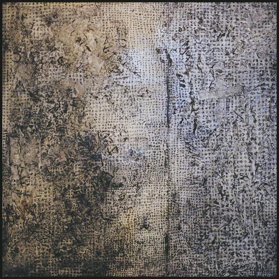 Tanya Bonello, Epyllion, 1000x1000mm, gypsum and oil on board, 2013