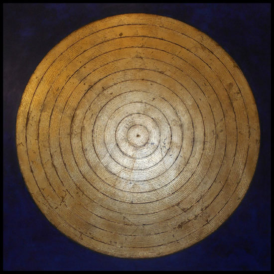 Tanya Bonello-Gold-disc-1mx1m-2017